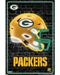 NFL Green Bay Packers - Neon Helmet 23
