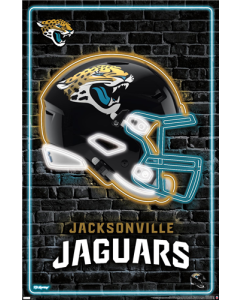 NFL Jacksonville Jaguars - Neon Helmet 23