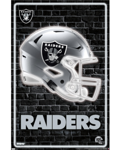 NFL Las Vegas Raiders - Neon Helmet 23