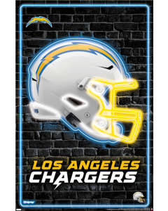 NFL Los Angeles Chargers - Neon Helmet 23