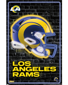 NFL Los Angeles Rams - Neon Helmet 23