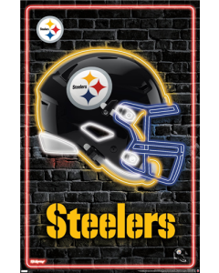 NFL Pittsburgh Steelers - Neon Helmet 23