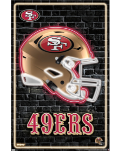 NFL San Francisco 49ers - Neon Helmet 23