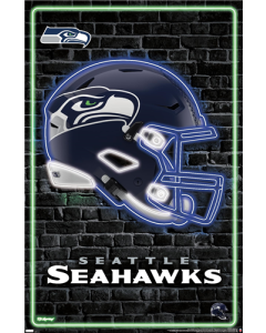 NFL Seattle Seahawks - Neon Helmet 23