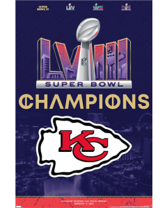 NFL Kansas City Chiefs - Super Bowl LVIII Team Logo