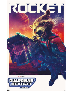 Marvel Guardians of the Galaxy Vol. 3 - Rocket One Sheet