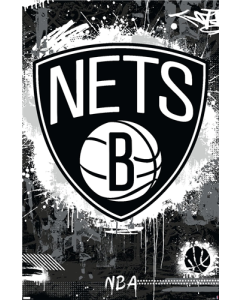 NBA Brooklyn Nets - Maximalist Logo 23