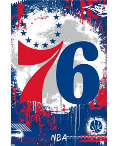 NBA Philadelphia 76ers - Maximalist Logo 23