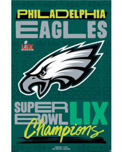 NFL Philadelphia Eagles - Super Bowl LIX Team Logo