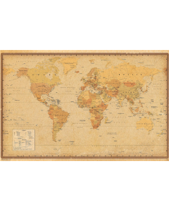 Antique World Map 2024