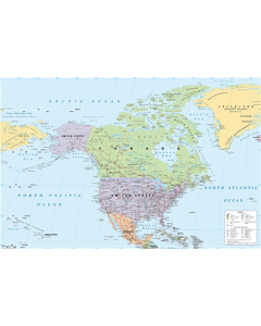 North America Map 2024