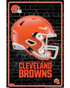 NFL Cleveland Browns - Neon Helmet 24