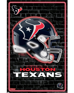 NFL Houston Texans - Neon Helmet 24