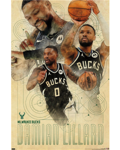 NBA Milwaukee Bucks - Damian Lillard 24
