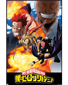 My Hero Academia: Season 7 - Endeavor vs AFO Key Art