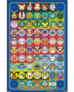 Pokémon: Face Art - Grid