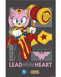 DC X Sonic The Hedgehog - Amy Lead With Your Heart