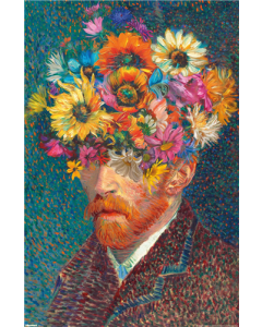 Reinders: Master Twist - Van Gogh Self Portrait Flowers