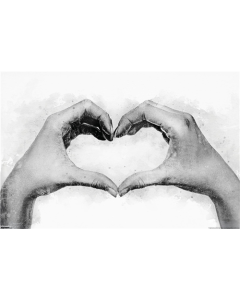 Reinders: Romantic Black & White - Love Sign