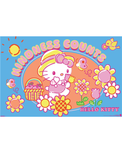 Hello Kitty: 2024 Garden Doodle - Kindness Counts Flowers