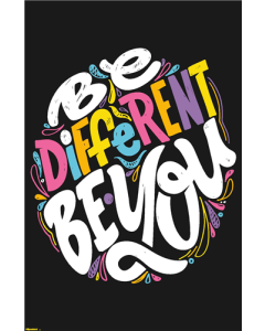 Motivational Quote - Be Different Be You