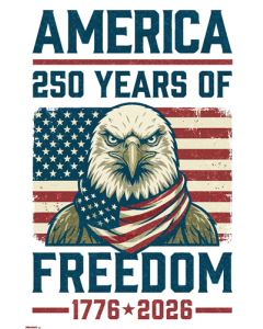 America 250 - Eagle With Flag Bandana