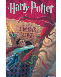 Harry Potter and the Chamber of Secrets (1998) - Book Cover