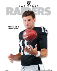 NFL Las Vegas Raiders - Fernando Mendoza Feature Series 26