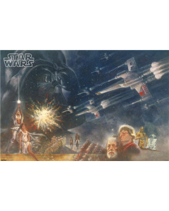 Star Wars: Episode IV - A New Hope (1977) - Collage Illustration