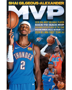 NBA Oklahoma City Thunder - Shai Gilgeous-Alexander MVP 2026