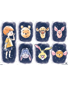 Disney Winnie The Pooh (1966) - Night In The Woods Grid