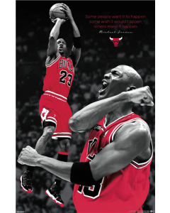 Michael Jordan NBA Chicago Bulls - Make It Happen