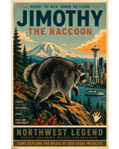 Jimothy The Raccoon - Northwest Legend