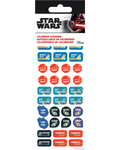Star Wars Calendar Stickers