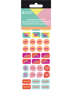 Statement Calendar Stickers