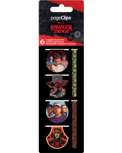 Netflix Stranger Things: Season 4 Magnetic Page Clips (6-Pack)