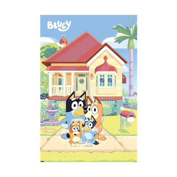 Trends International Bluey - Family Wall Poster