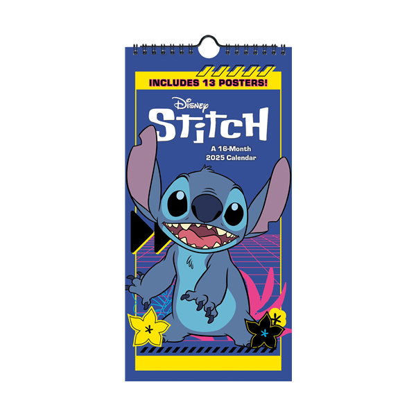 DateWorks 2025 Disney Lilo & Stitch Mini Poster Calendar