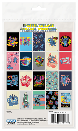 Trends International Disney Lilo and Stitch Poster Collage Set (20-Pack)