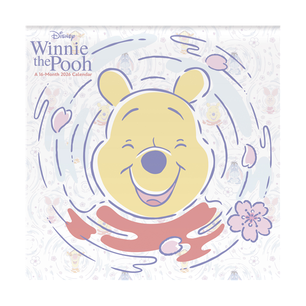 DateWorks 2026 Winnie The Pooh Wall Calendar