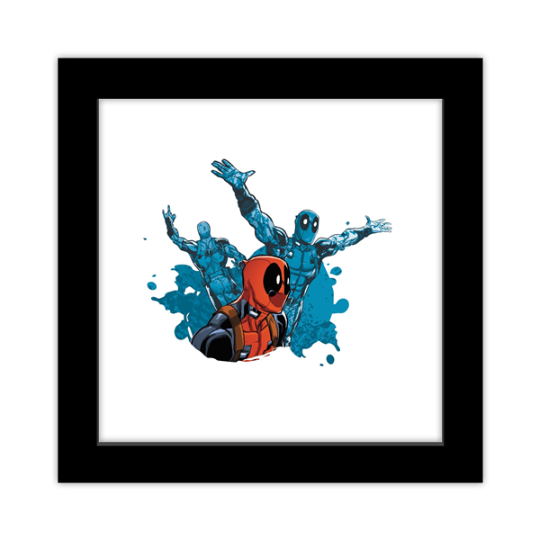 Gallery Pops Marvel Comics - Deadpool - Splash Graphic Framed Art Print