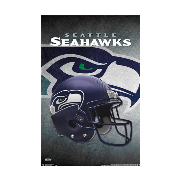 Trends International NFL Seattle Seahawks Helmet 16 Wall Poster