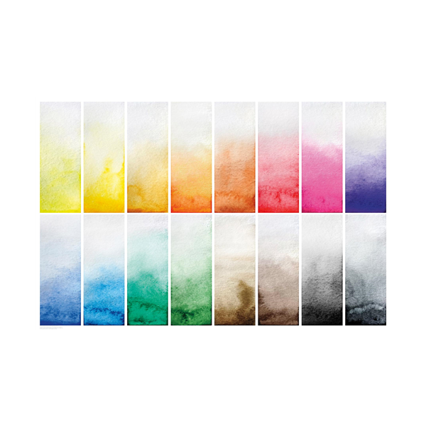 Trends International Bold Color - Watercolor Swatches Wall Poster