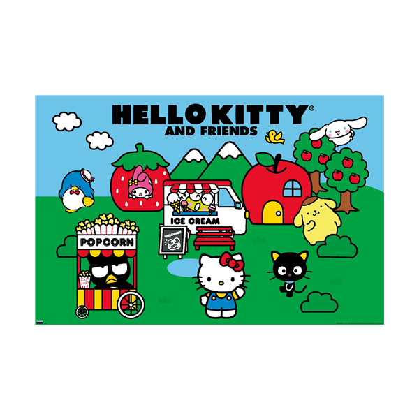 Trends Hello Kitty and Friends: 21 Core - Field Poster