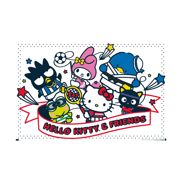 Trends Hello Kitty and Friends: 21 Sports - Group Poster