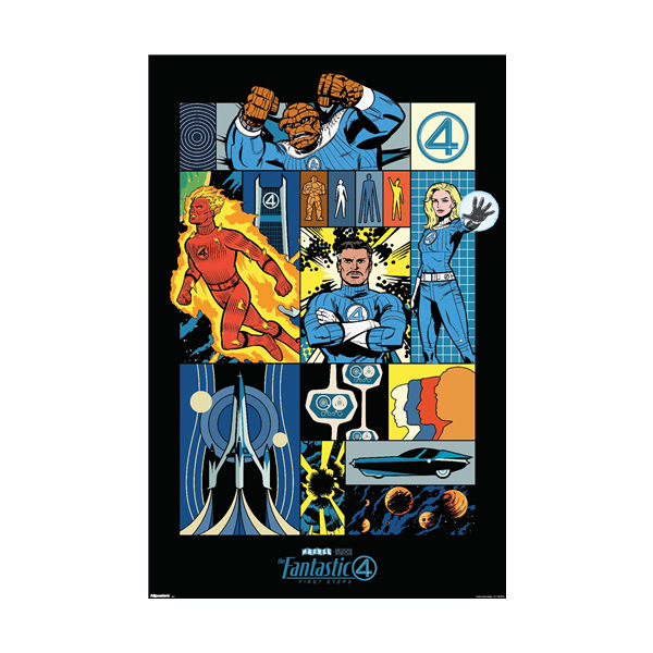 Allposters Marvel Fantastic Four: First Steps (2025) - Comic Panel