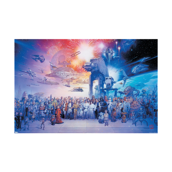 Trends International Star Wars: Saga - Galaxy Wall Poster