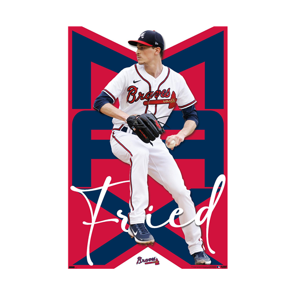 Trends International MLB Atlanta Braves - Max Fried 2023 Poster