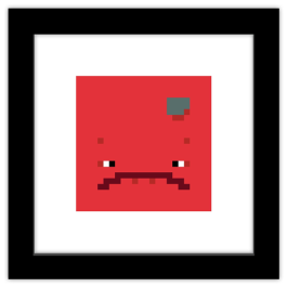 Gallery Pops Minecraft - Iconic Pixels - Mobs - Strider Framed Art Print