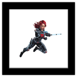 Gallery Pops Marvel Comics - Avengers - Black Widow Framed Art Print